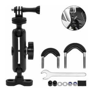 Motowolf Mdl3532b-gj Βάση Στήριξης Action Camera Gopro για Τιμόνι Μοτοσυκλέτας 360° 17.5cm