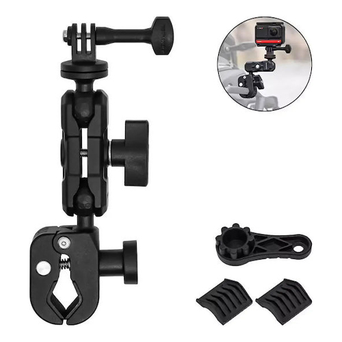 Motowolf MDL3532B Βάση Στήριξης Action Camera Gopro Καθρέπτη Τιμόνι Μοτοσυκλέτας 360° 19.5cm